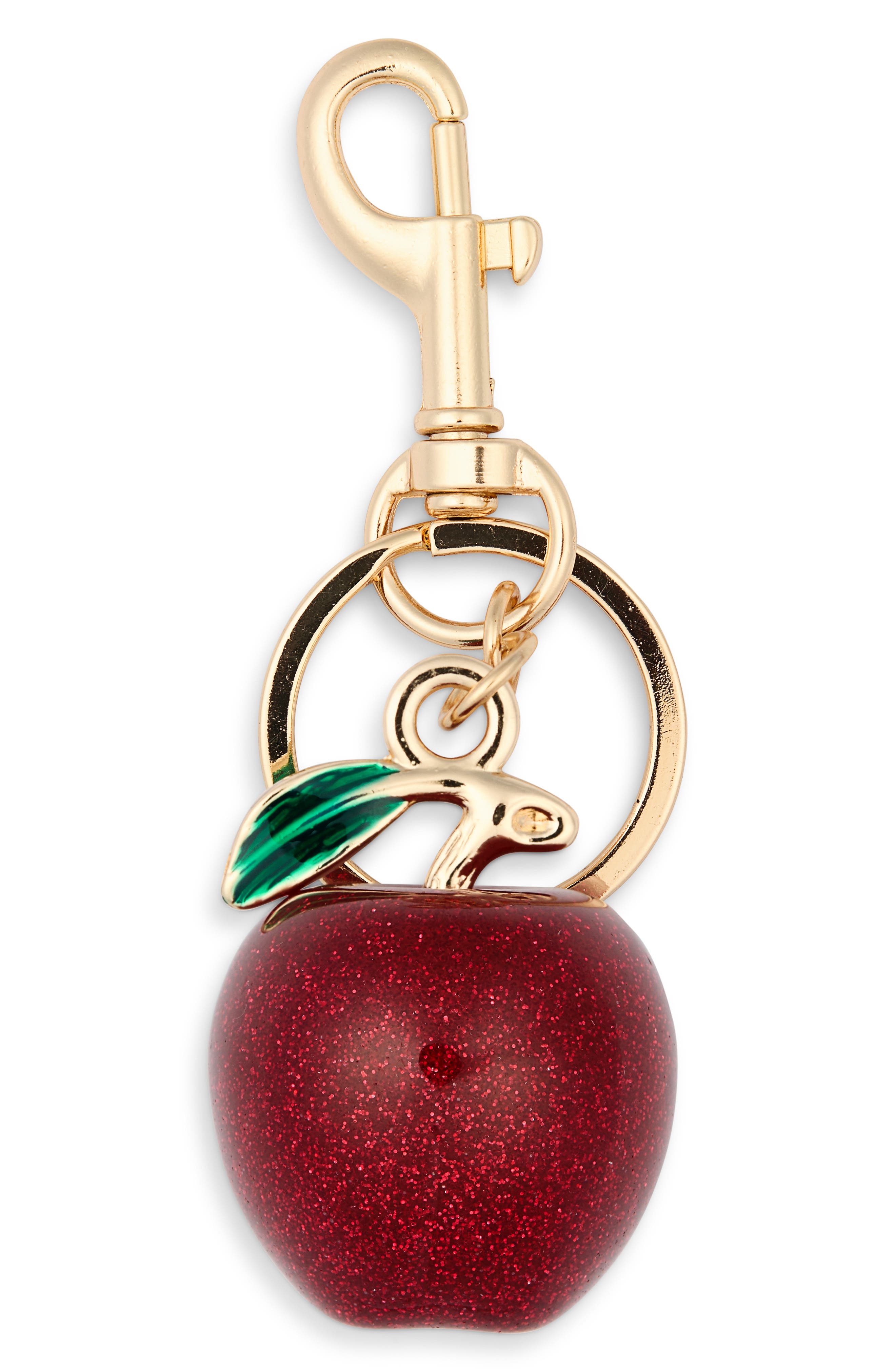 Apple Bag Charm, Main, color, MULTI