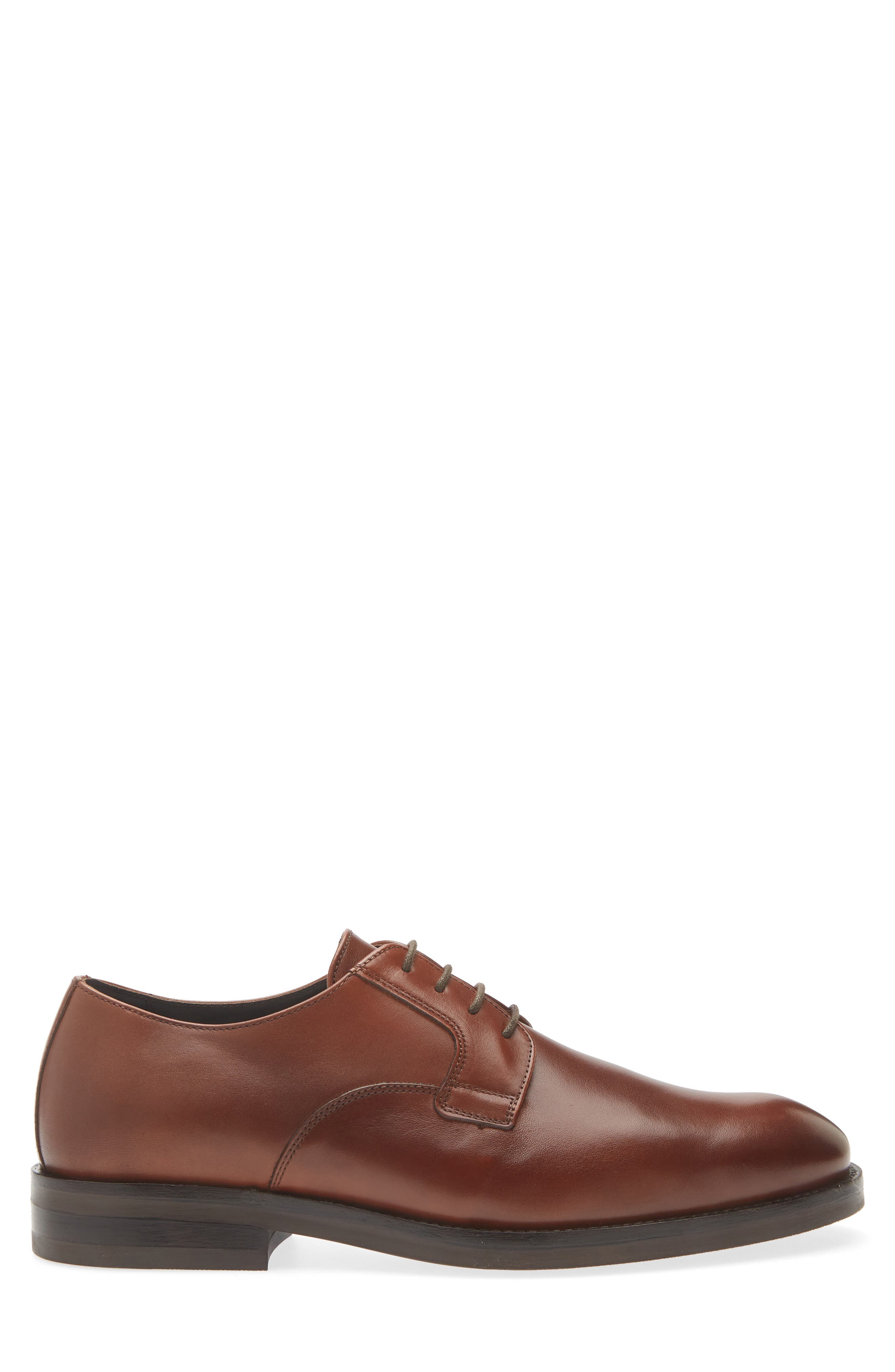 Michael Plain Toe Derby, Alternate, color, BROWN ALMOND