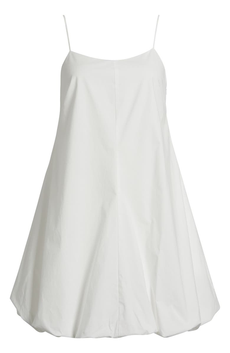 Rails Blanca Bubble Hem Cotton Blend Minidress, Alternate, color, White