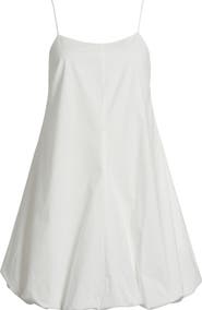 Rails Blanca Bubble Hem Cotton Blend Minidress