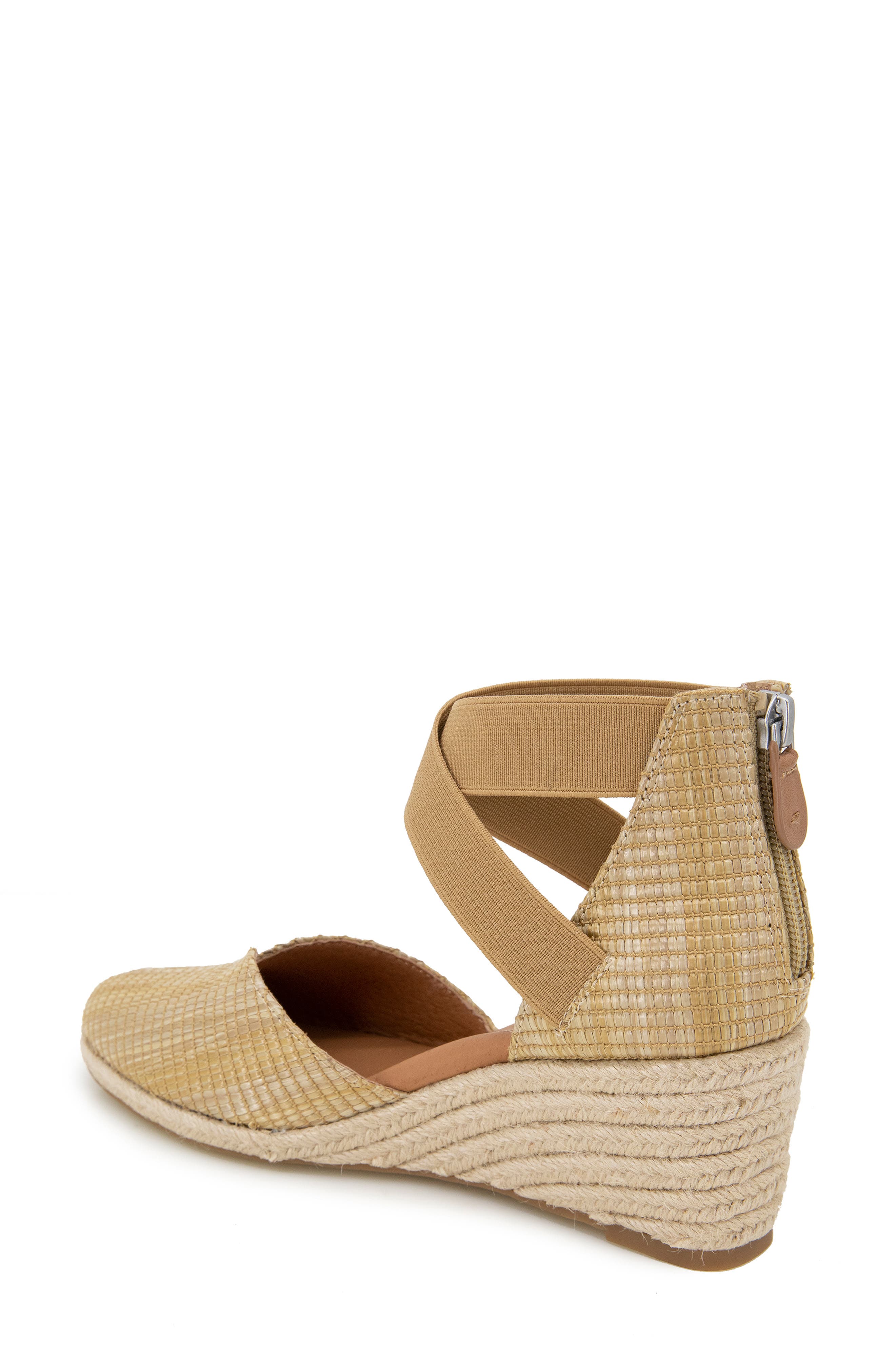 Gentle Souls Orya Espadrille Wedge Sandal, Alternate, color, Natural Raffia