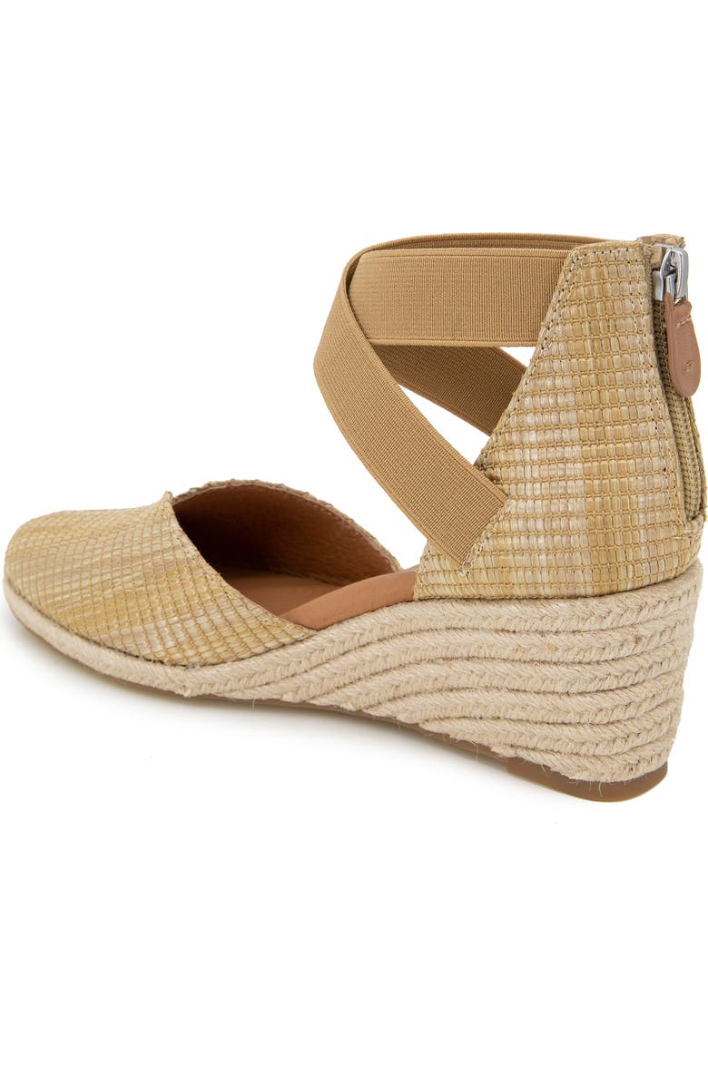 Gentle Souls Orya Espadrille Wedge Sandal, Alternate, color, Natural Raffia
