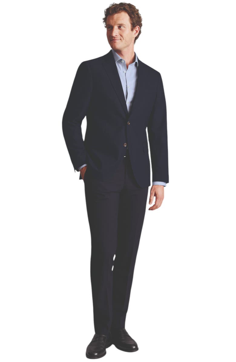 Charles Tyrwhitt Proper Blazer, Alternate, color, Navy