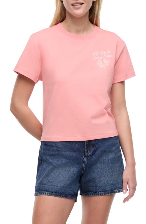 Jamie Light Snack Embroidered T-Shirt