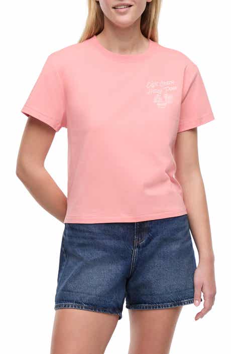 Wildfox Jamie Light Snack Embroidered T-Shirt