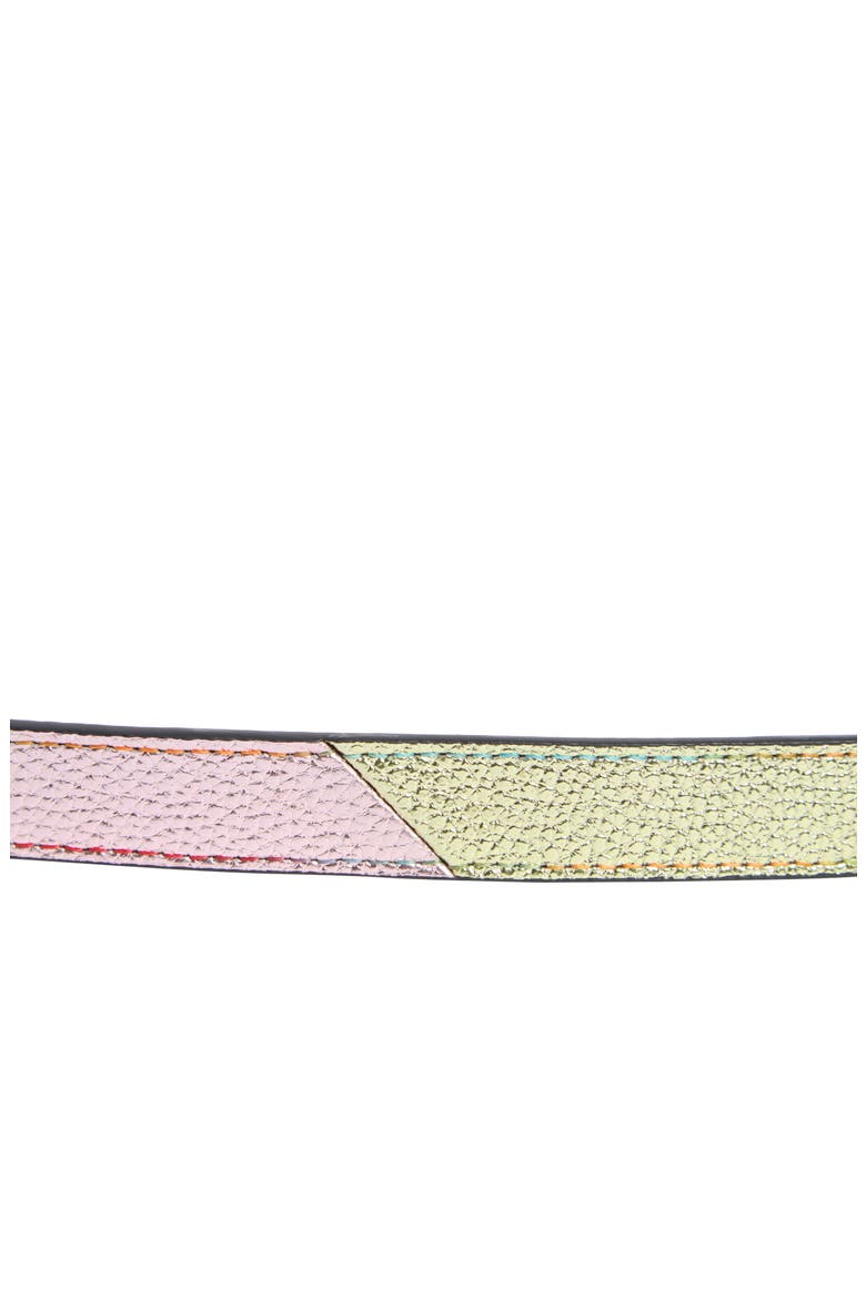 Reversible Leather Belt, Alternate, color, PASTEL RAINBOW