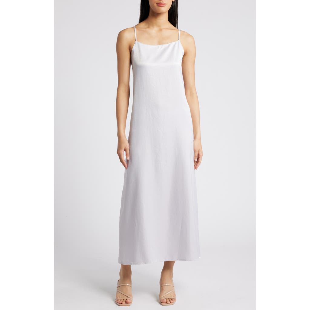 Melloday Crinkled Satin Slipdress