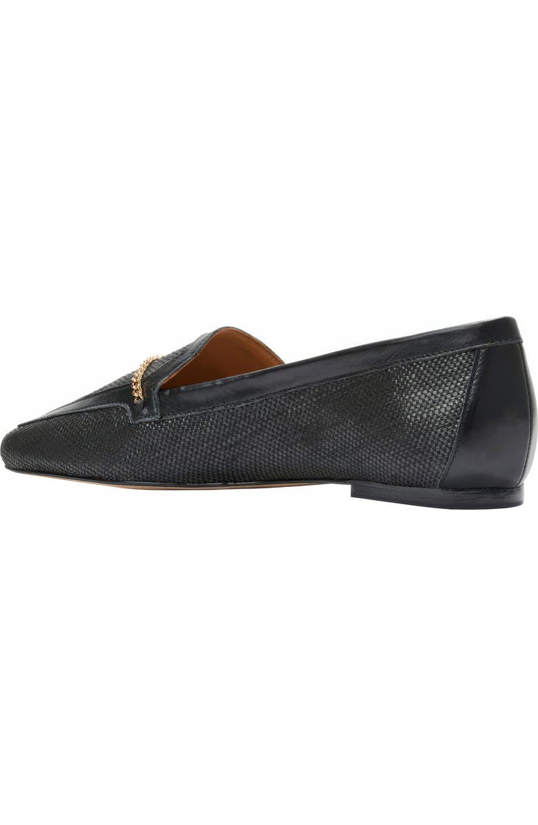 André Assous Ariane Loafer, Alternate, color, Black Raffia