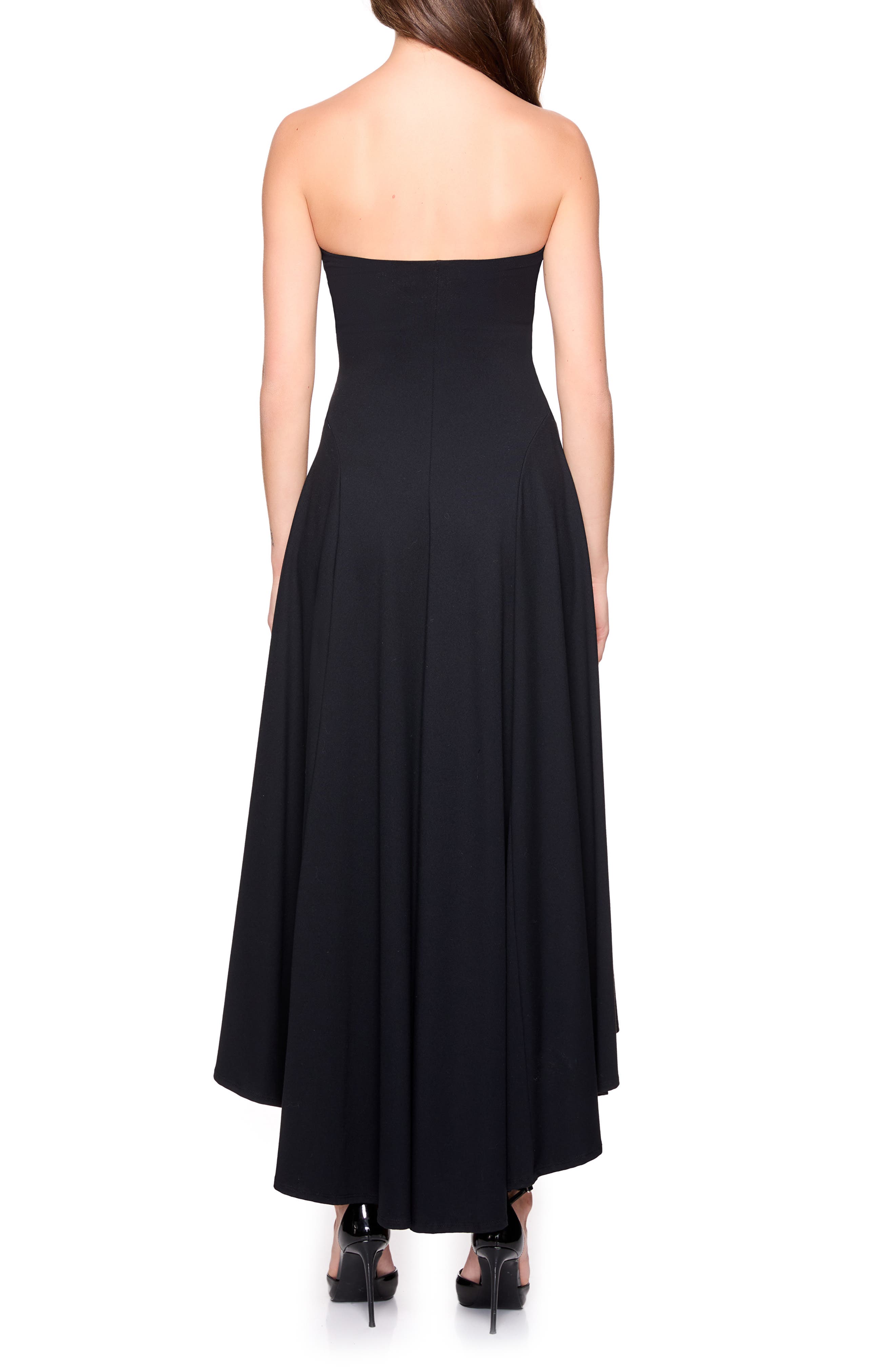 Strapless High/Low Dress - image 2