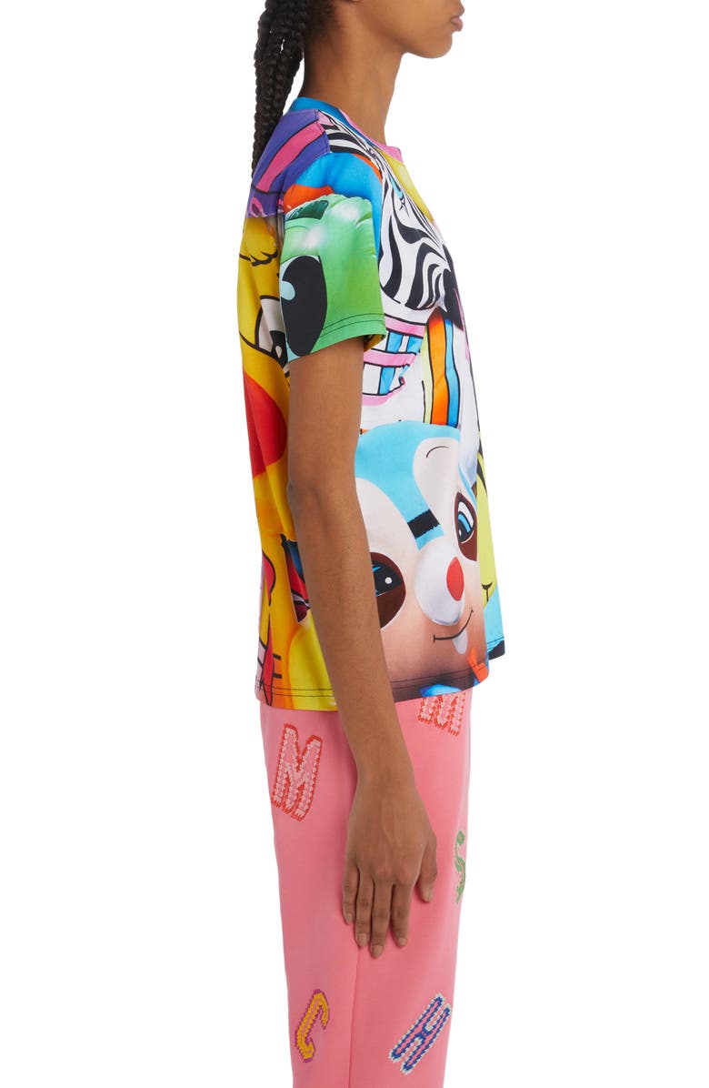 Moschino Fantasy Print Cotton T-Shirt, Alternate, color, 