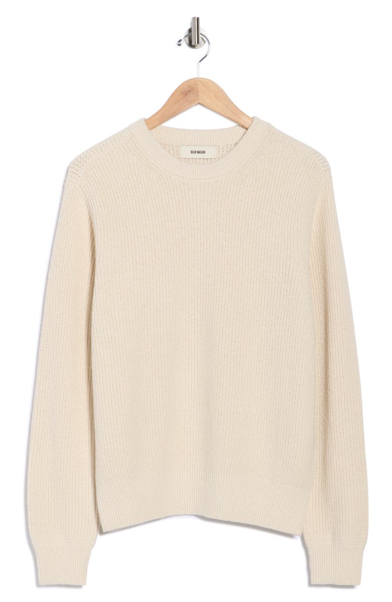 BUCK MASON Seafarer Cotton Rib Knit Sweater, Alternate, color,