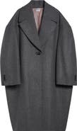 Thom Browne Melton Wool Cocoon Coat