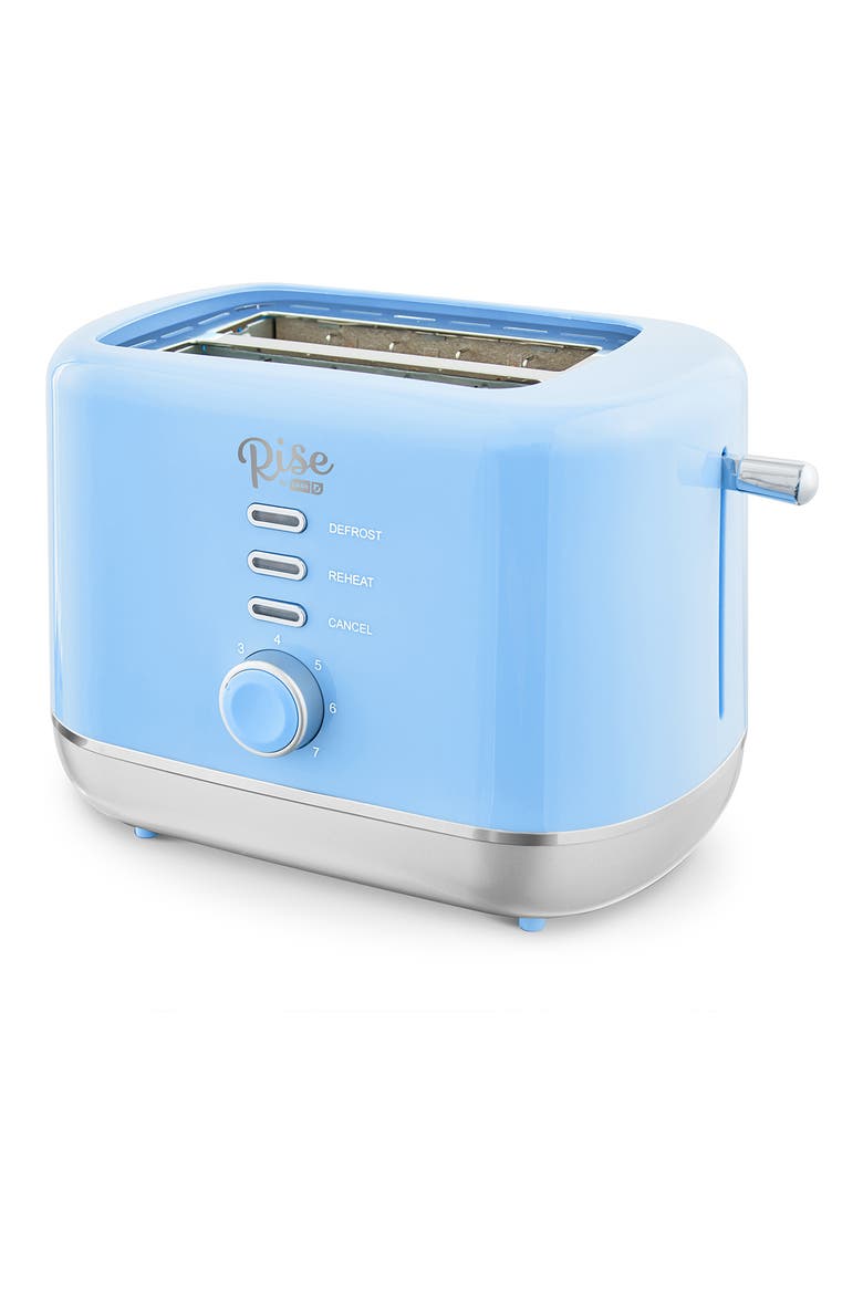 Rise 2-Slice Toaster, Main, color, BLUE SKY