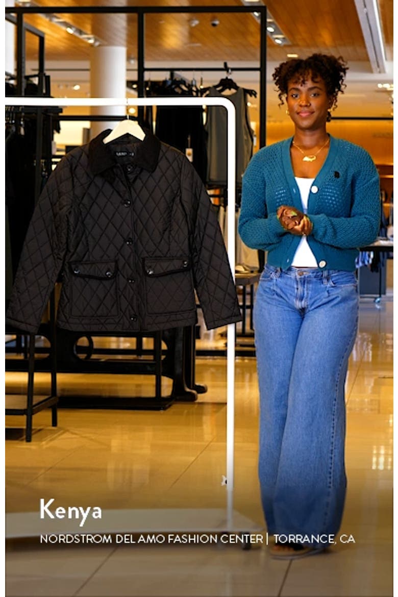 Quilted Corduroy Contrast Jacket video