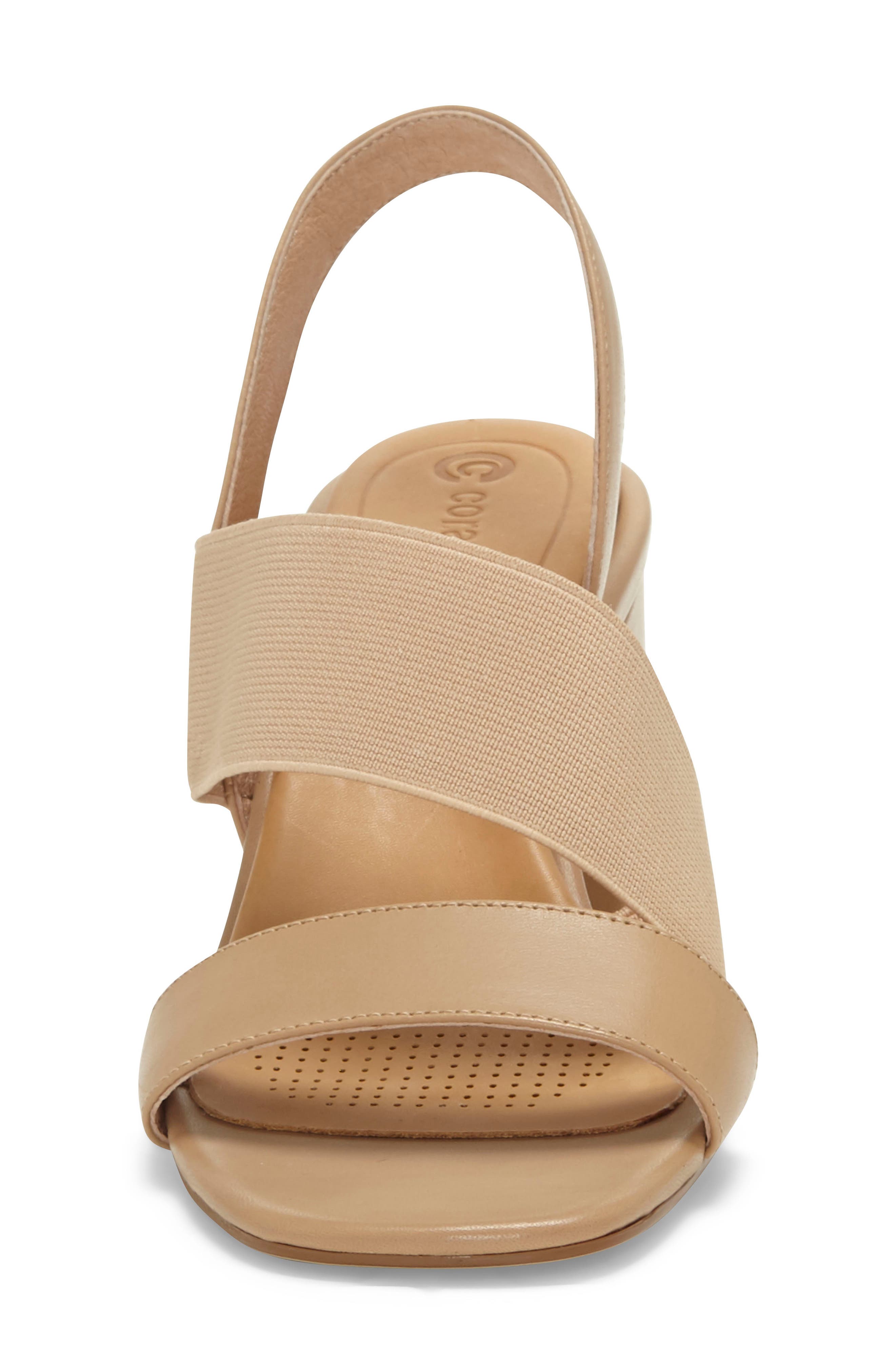 Hally Sandal, Alternate, color, LATTE LEATHER