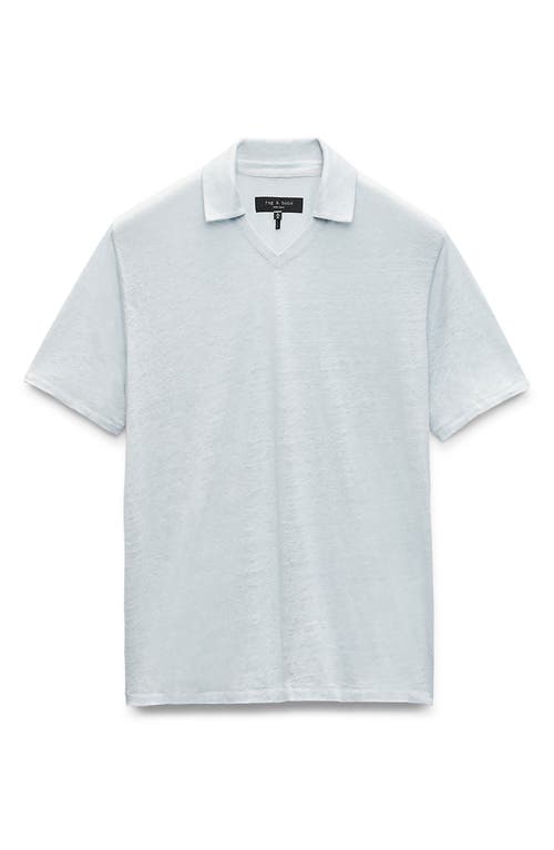 Rag & Bone Johnny Linen Polo Shirt