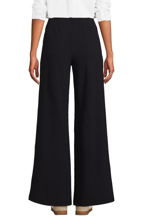 Lands' End Starfish High Rise Palazzo Pants In Black