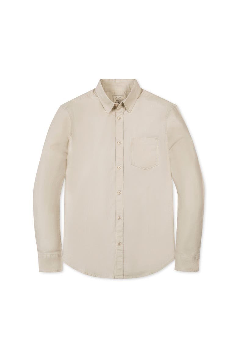 Long Sleeve Solid Linen Shirt, Alternate, color, Sand Linen