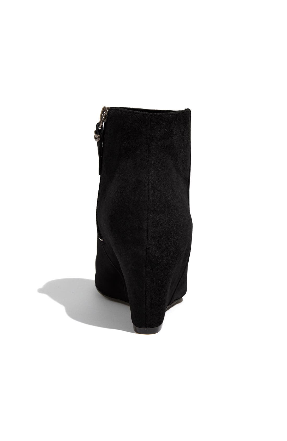 'Harrison' Wedge Bootie, Alternate, color, BLACK SUEDE