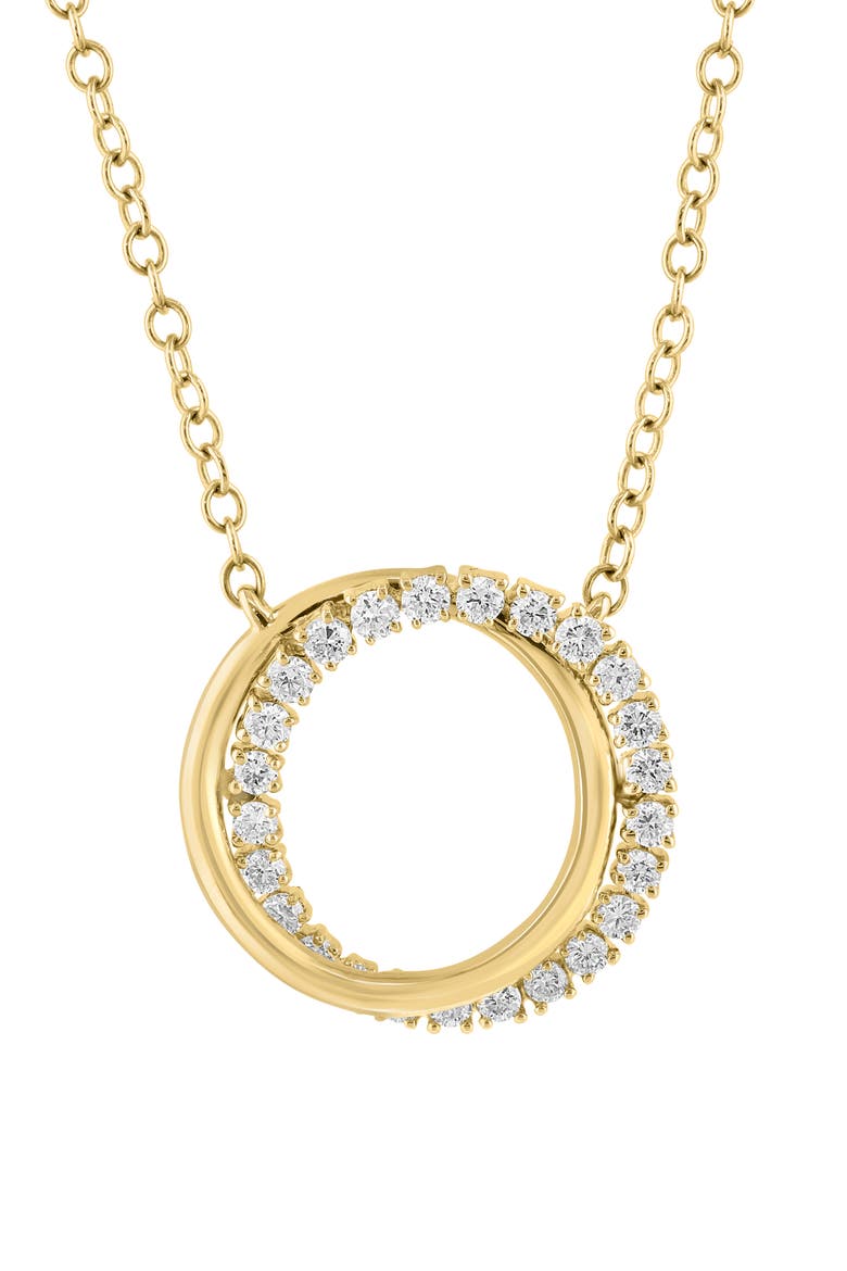 Lab-Grown Diamond Pendant Necklace, Main, color, GOLD