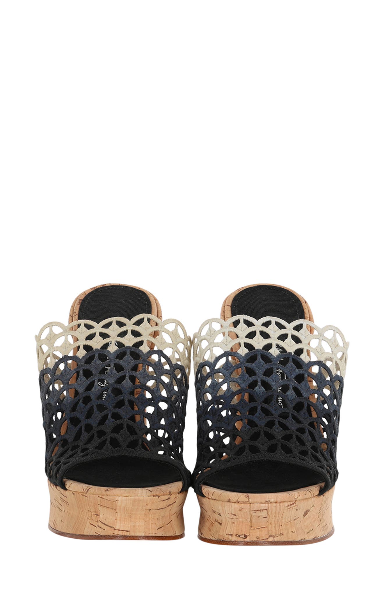 FERRAGAMO Cork Platform Sandal, Alternate, color, 