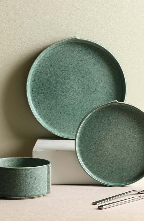 Stone Lain Bao Stoneware 24-piece Dinnerware Set In Green