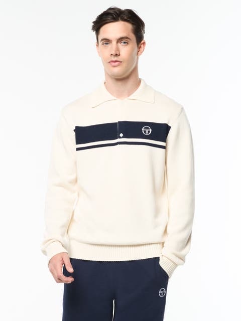 Damarindo Long Sleeve Knit Polo