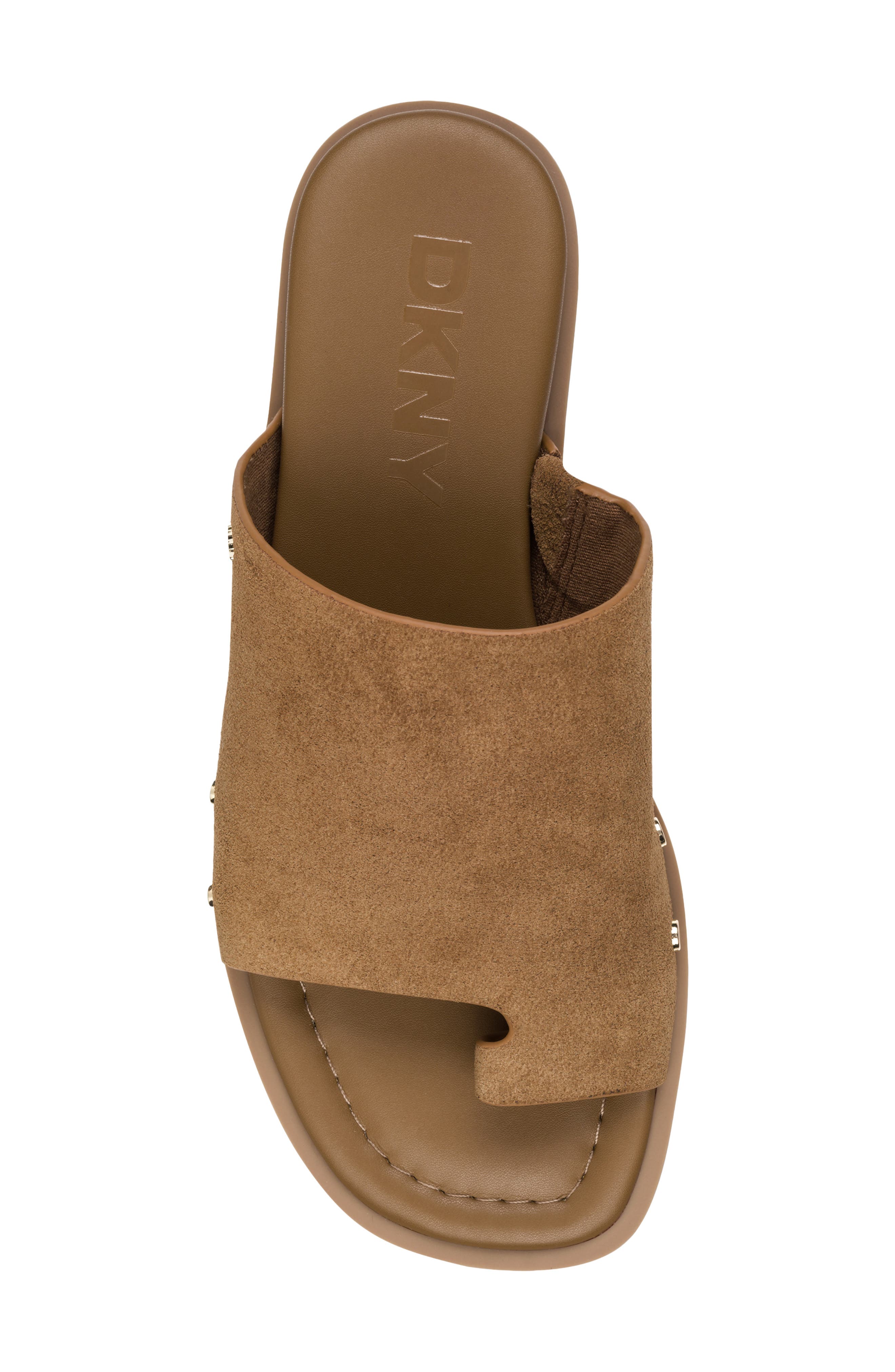 Colwyn Slide Sandal, Alternate, color, AMBER