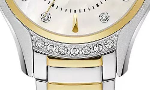 Bulova Diamond Mother-of-pearl Bracelet Watch, 31mm