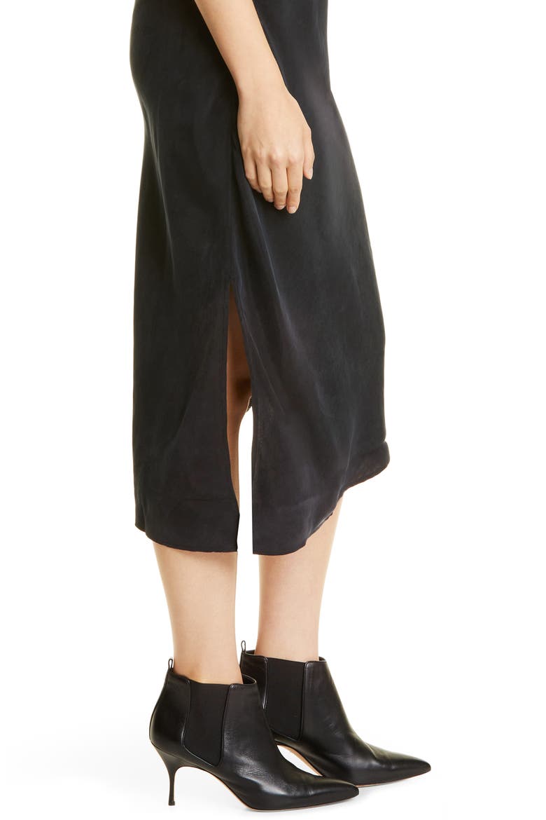 Asymmetric Midi Slipdress, Alternate, color, TRUE BLACK