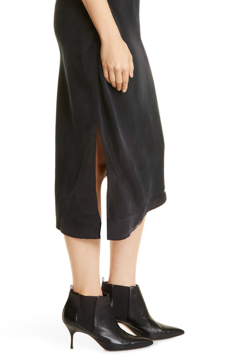 AG Asymmetric Midi Slipdress, Alternate, color, 