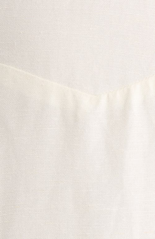 Boamar Bessie Linen Blend Cover-up Maxi Dress In Marfil