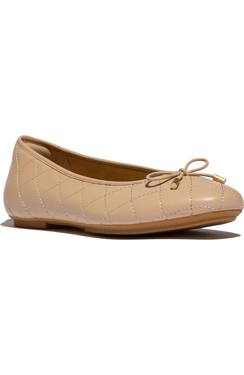 FitFlop Delicato Ballet Flat, Main, color, Classic Beige