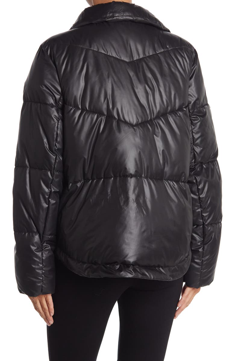 Andrew Marc Minna Faux Fur Trim Hooded Puffer Jacket, Alternate, color,