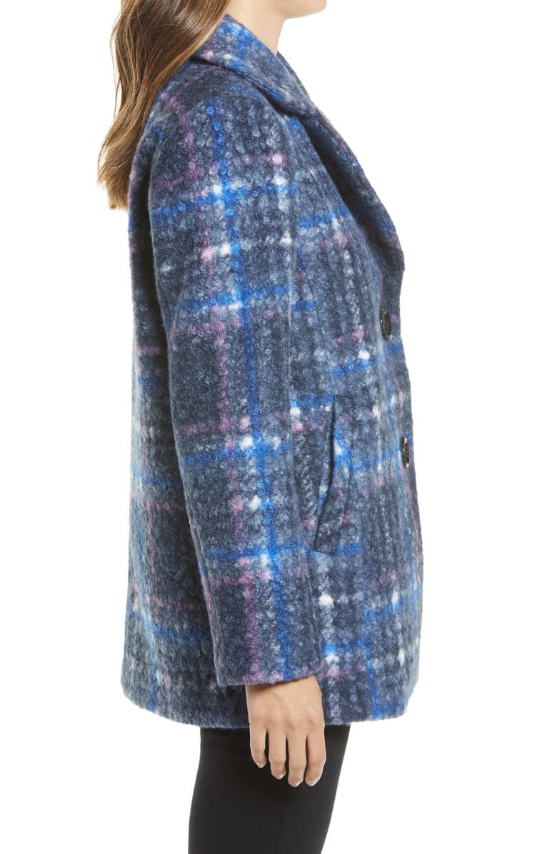 Sam Edelman Plaid Teddy Coat, Alternate, color,