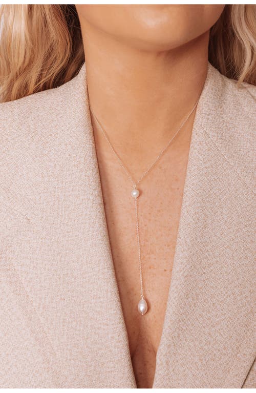 Set & Stones Penny Freshwater Pearl Y-necklace