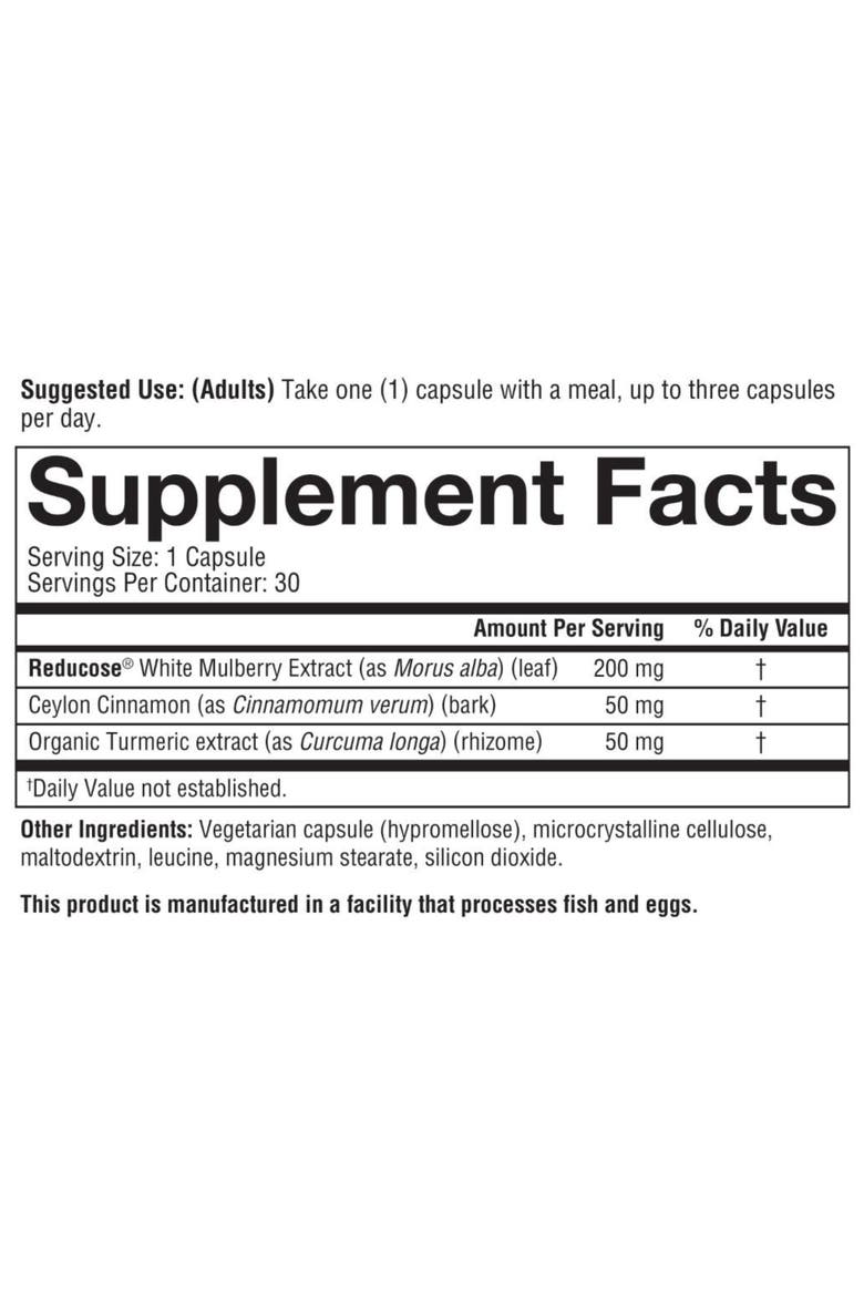 White Mulberry Post-Meal Sugar Balance Supplement, Alternate, color, None