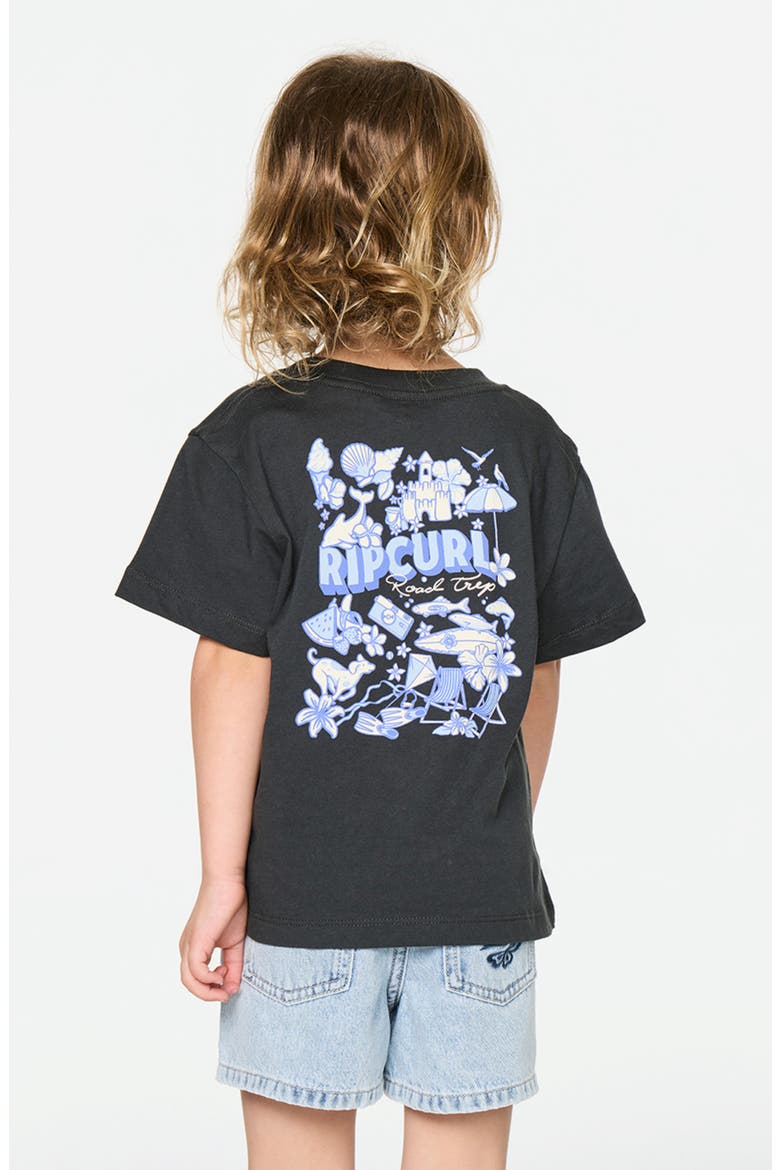 Kids' The Road Graphic Cotton T-Shirt, Alternate, color, WASHED BLACK