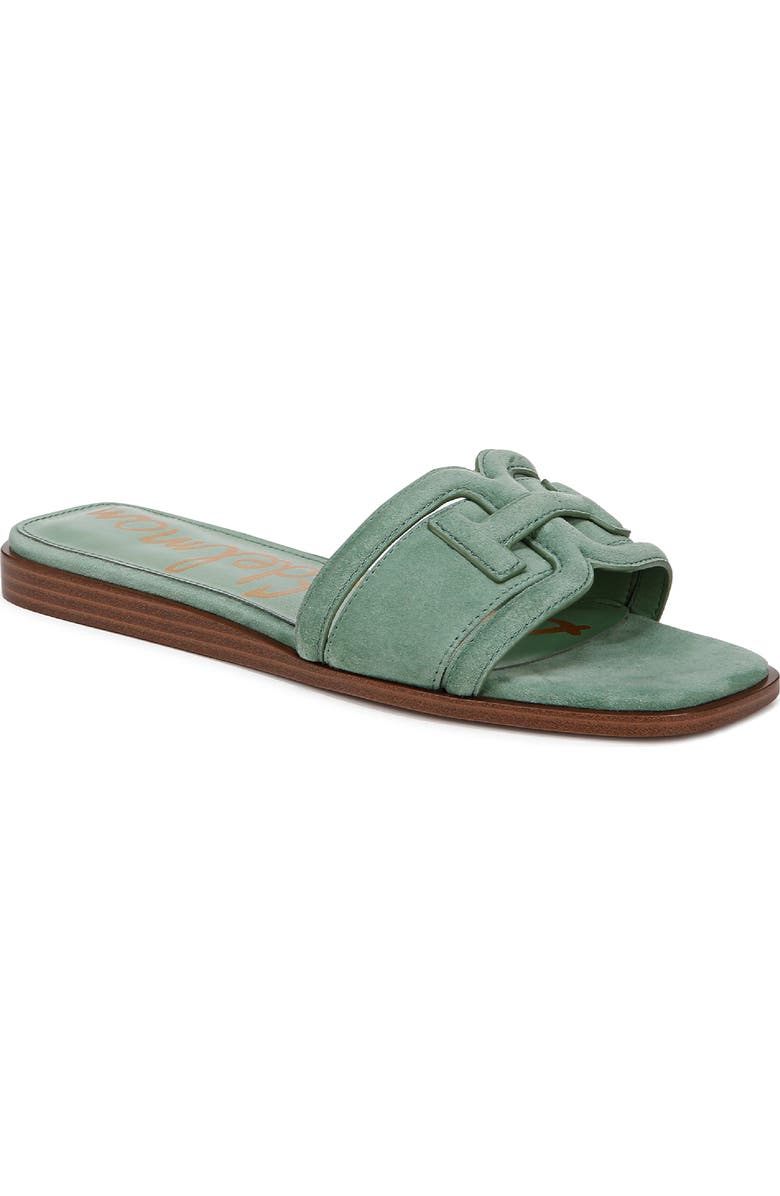 Sam Edelman Irina Slide Sandal, Main, color, Green Garden