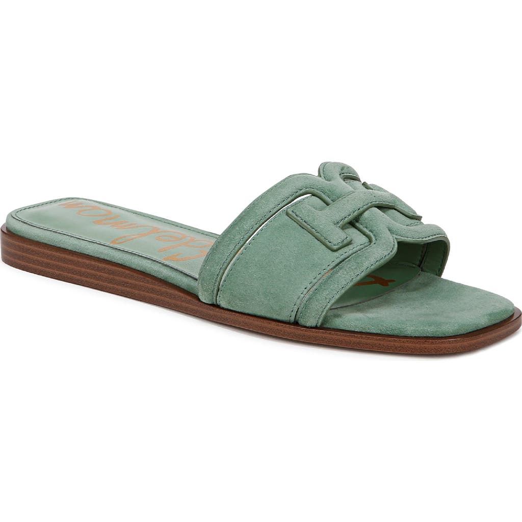 Sam Edelman Irina Slide Sandal In Green Garden