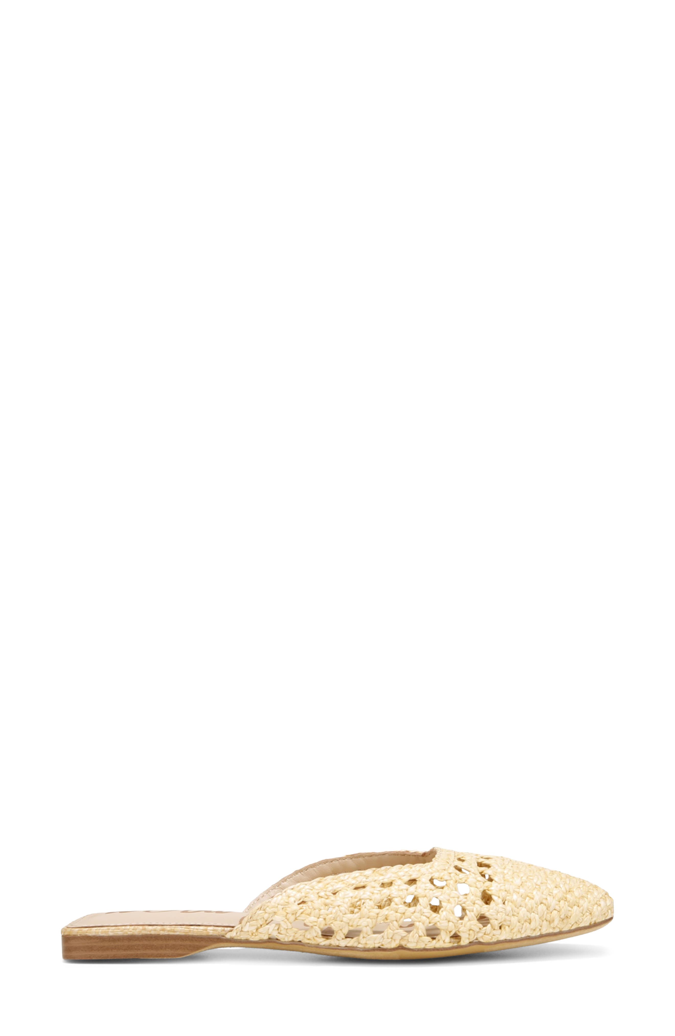 Nola Woven Mule, Alternate, color, BLEACHED BEECHWOOD