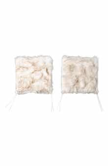 Laredo Set of 2 Faux Fur Seat Cushions