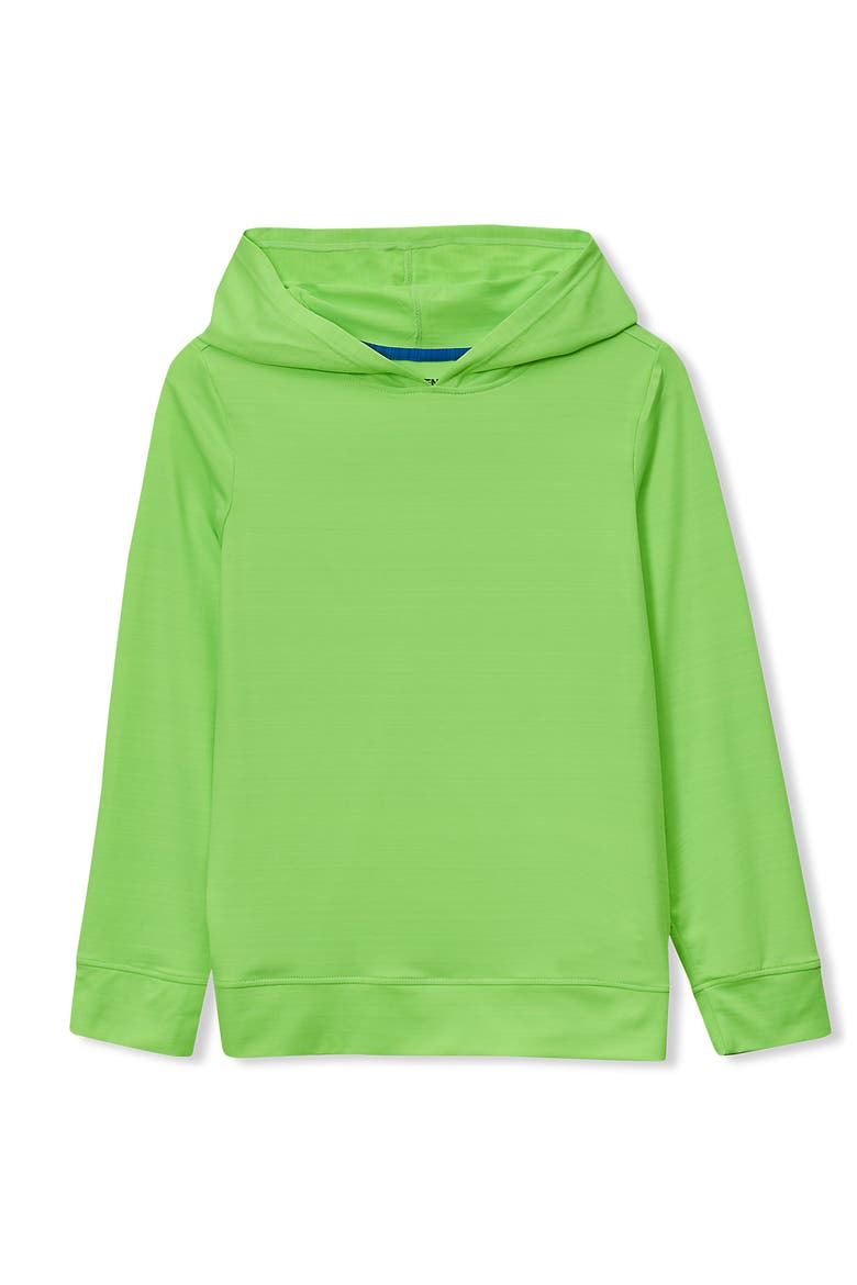 Kids UPF 50 Sun Protection Hoodie, Main, color, Electric Lime
