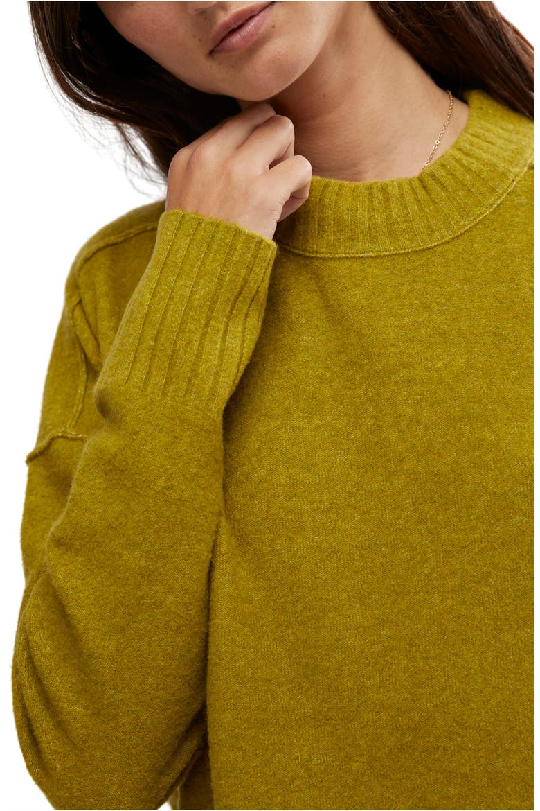 Phoebe High-Low Tunic Sweater, Alternate, color, AVOCADO OIL