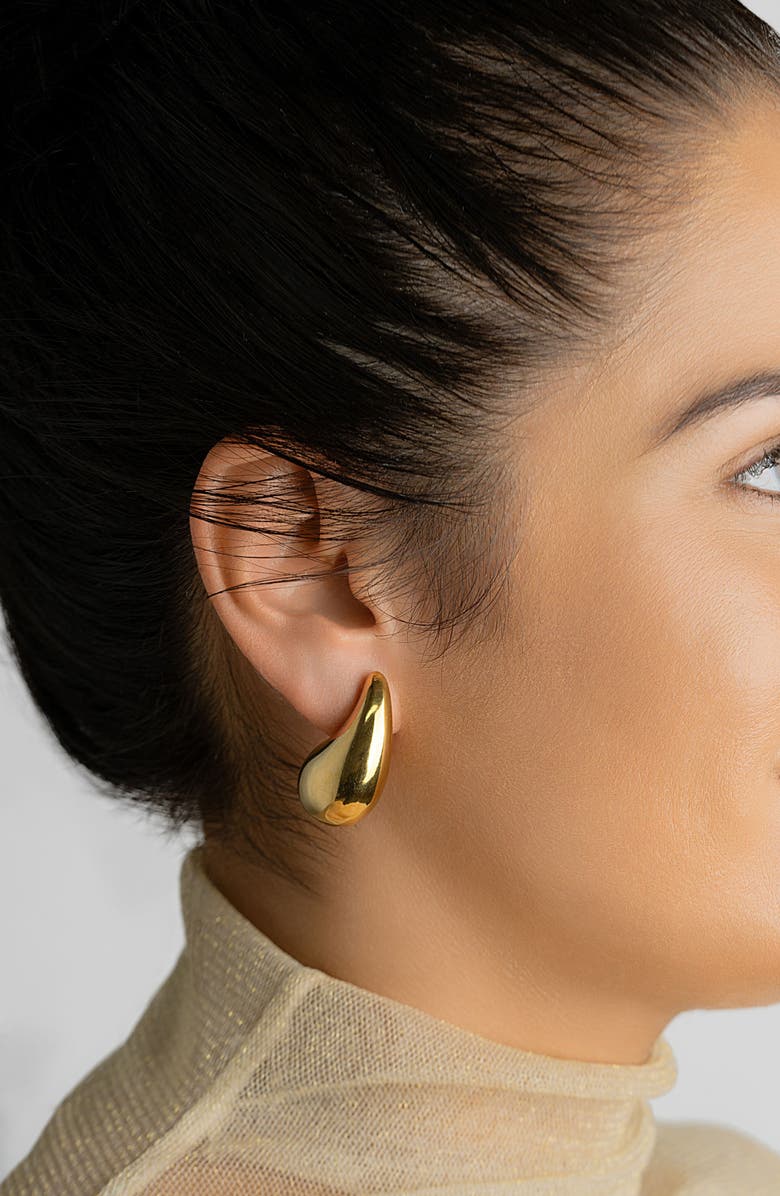 Adornia Sculptural Drop Earrings, Alternate, color, Gold