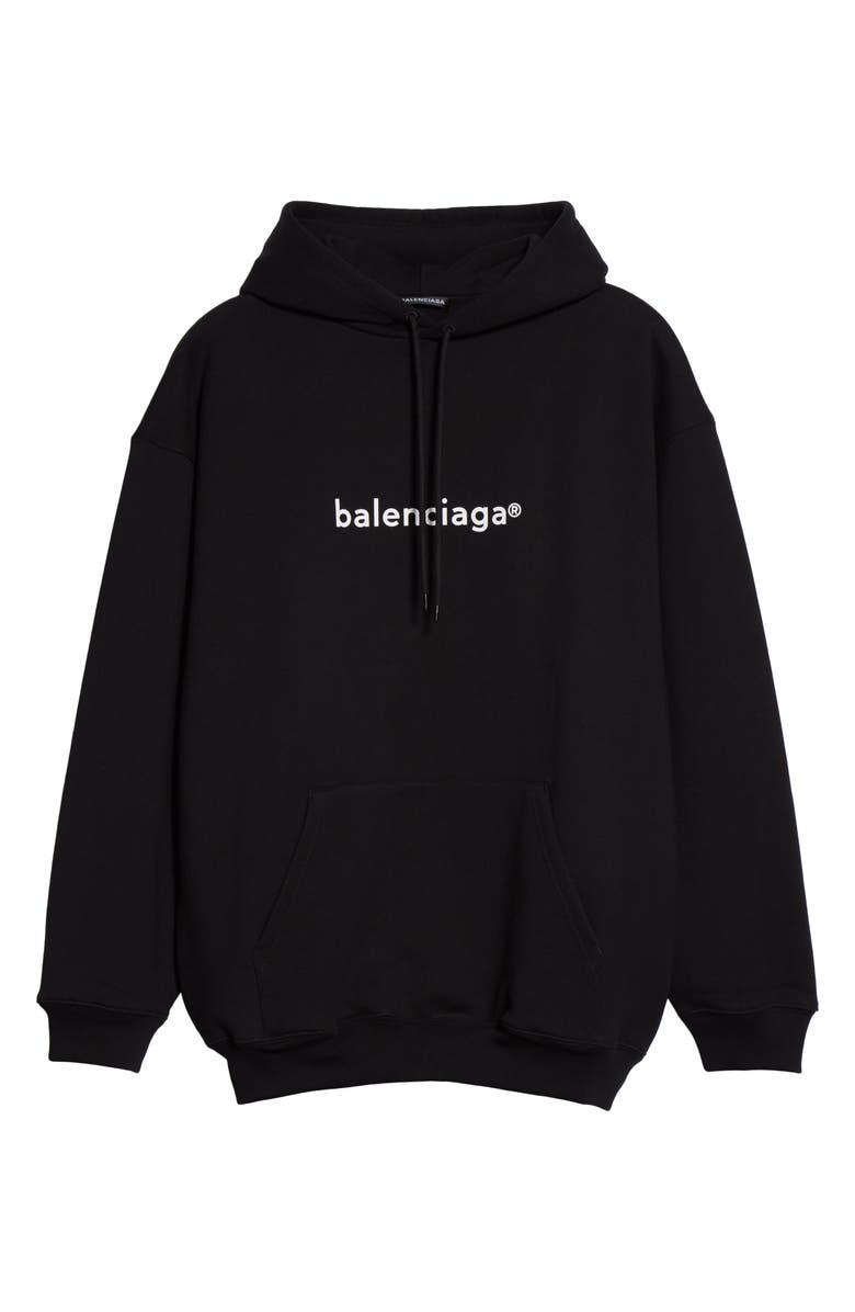Balenciaga Copyright Logo Oversize Men's Hoodie, Alternate, color, 