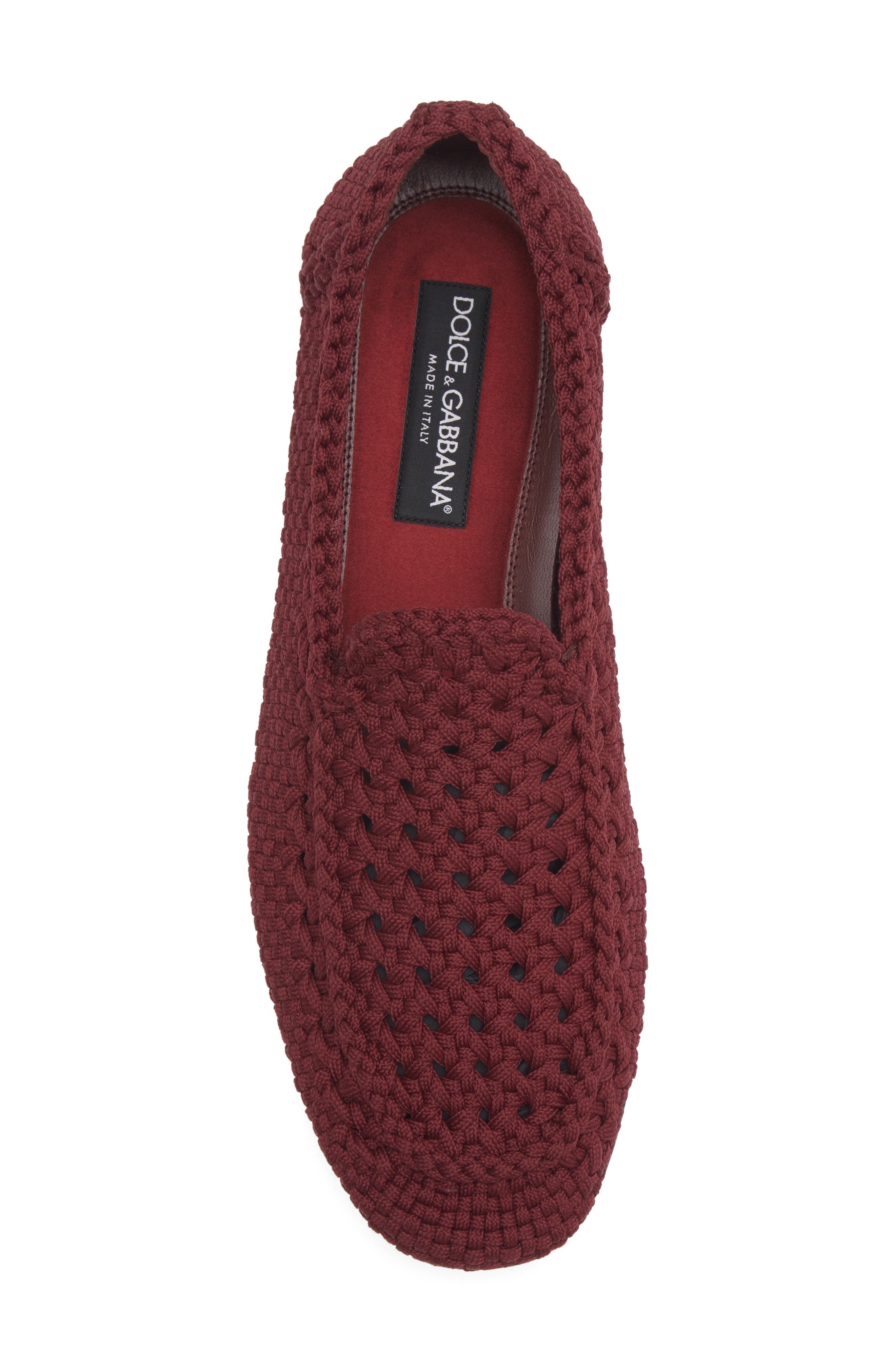 Woven Slipper, Alternate, color, 80304 ROSSO SCURO