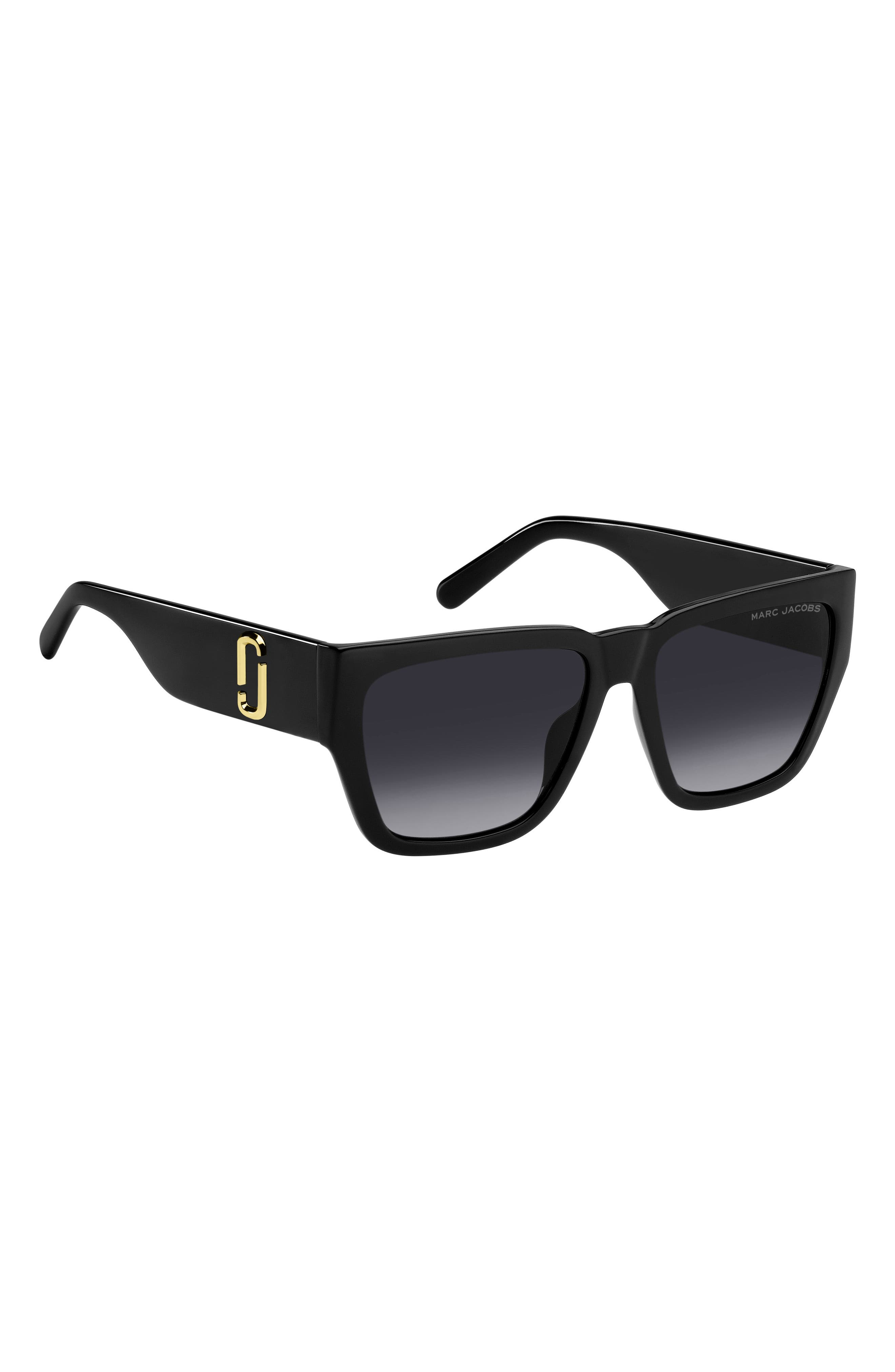 Marc Jacobs 57mm Gradient Square Women\'s Sunglasses NIB Marc Jacobs Polarized Oversize Squared Cat-Eye w/ Gradient  main image 2
