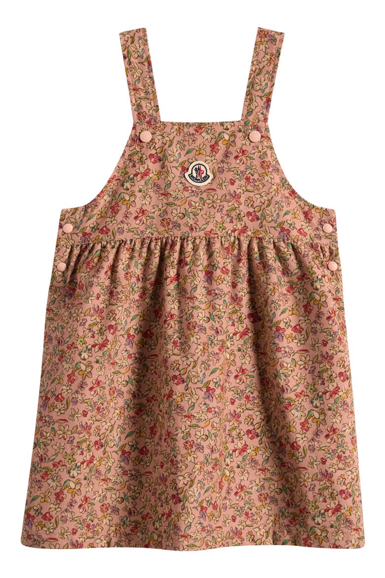 Kids' Floral Cotton Corduroy Jumper, Main, color, PINK