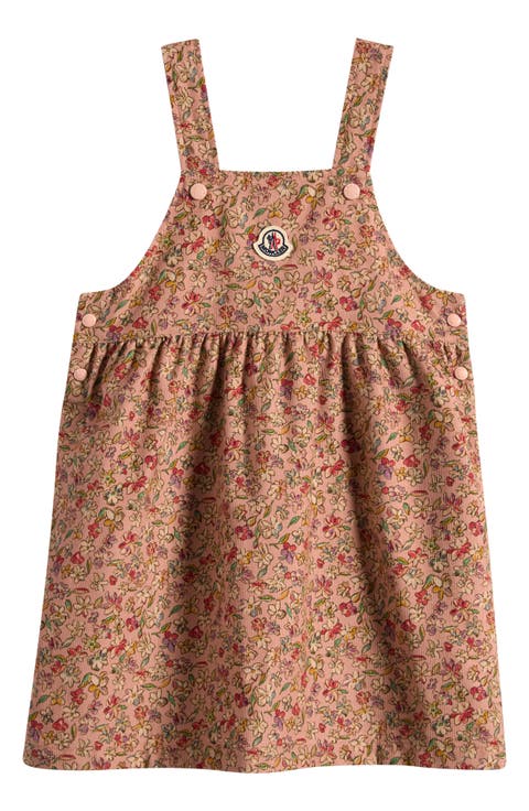 Kids' Floral Cotton Corduroy Jumper